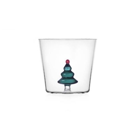 Bicchiere Tumbler con Albero Petrolio - WHITE BEAR&WISH TREE ICHENDORF