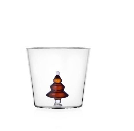 ​Bicchiere Tumbler con Albero Marrone - WHITE BEAR&WISH TREE ICHENDORF