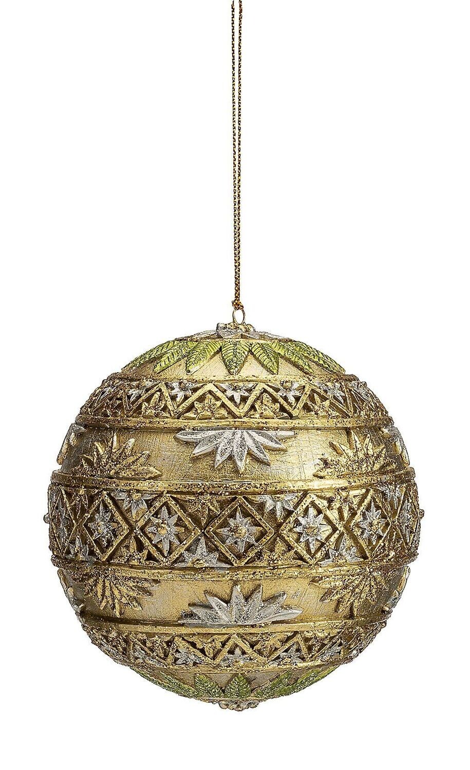 ​Palla di Natale oro con decori