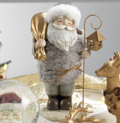 Babbo Natale con sacco e lanterna - Mascagni