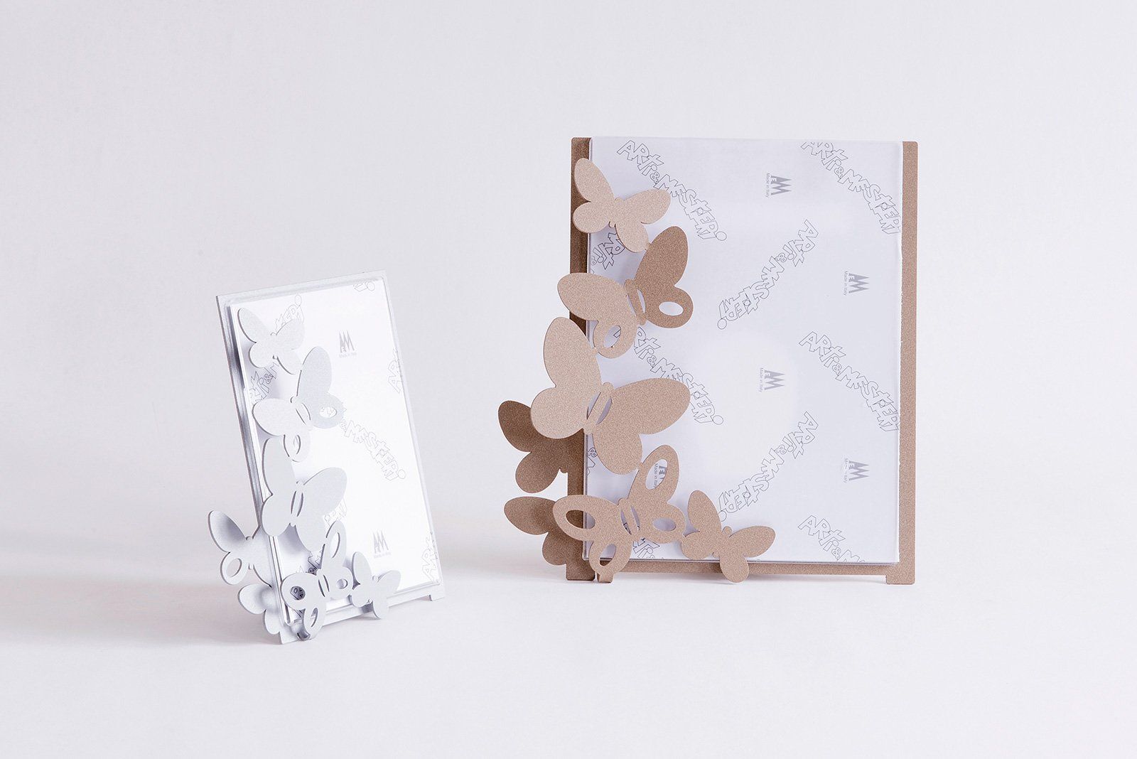 Porta Foto “Butterfly” piccolo Beige - Arti e Mestieri