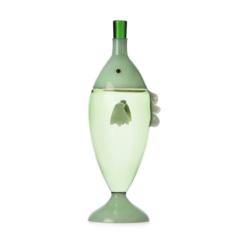 ​Bottiglia pesce verde "MARINE GARDEN"- ICHENDORF MILANO