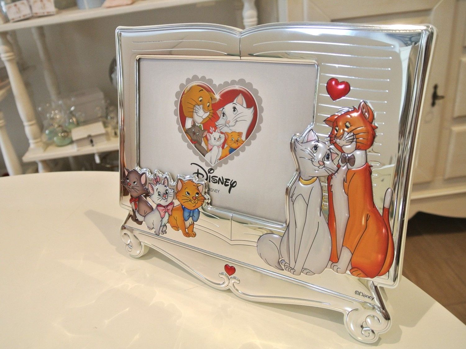 Cornice in Argento Aristogatti 13x18  - Disney