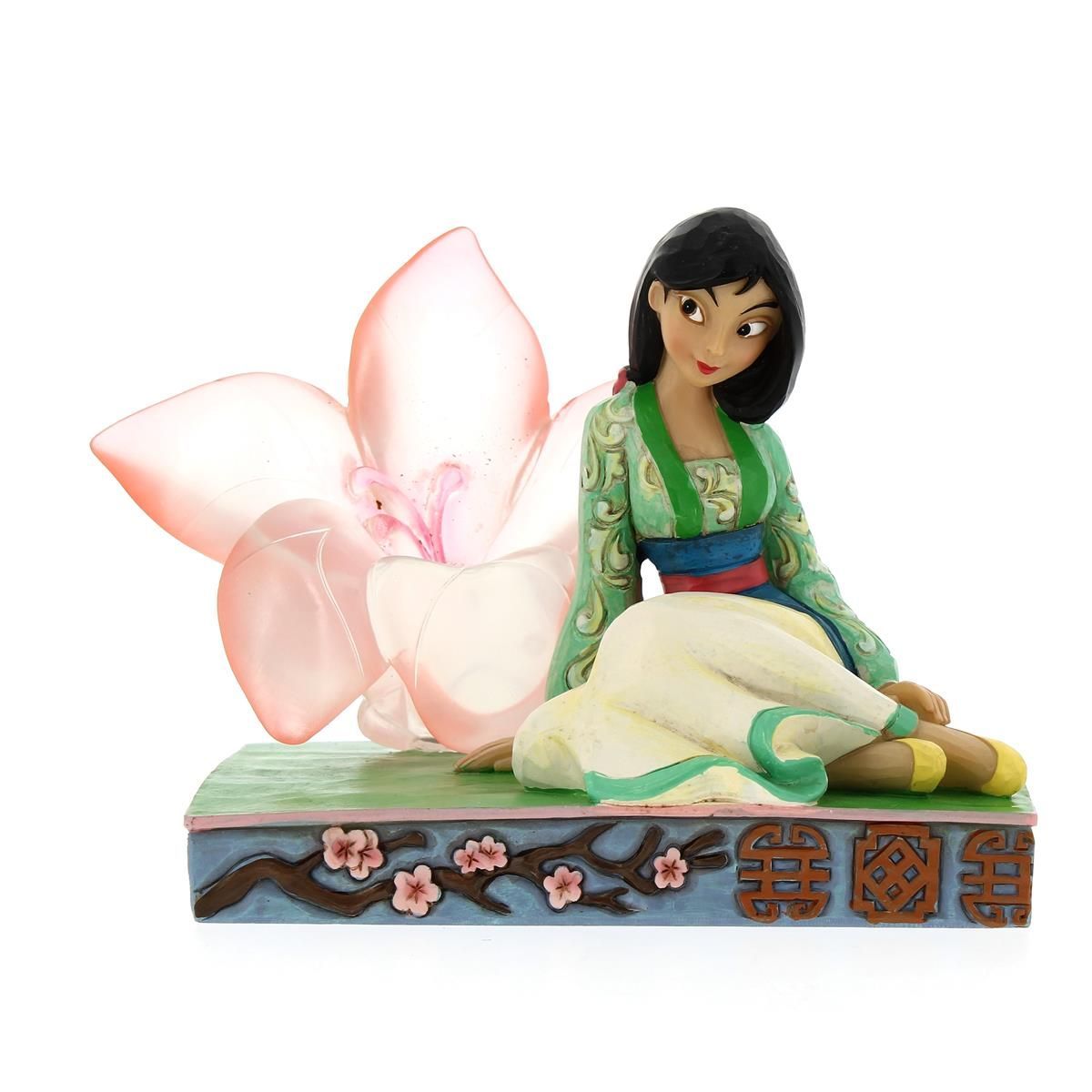 Mulan con fiore di ciliegio "Disney Traditions" - Jim Shore