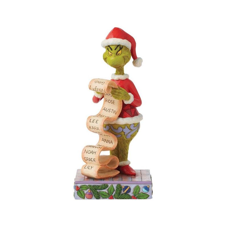 Grinch con lista - Jim Shore