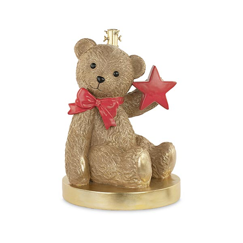 Base per albero Orsetto con fiocco rosso