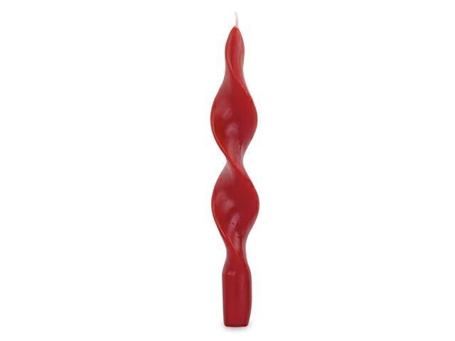 ​Set 2 CANDELE TORCIGLIONE ROSSE