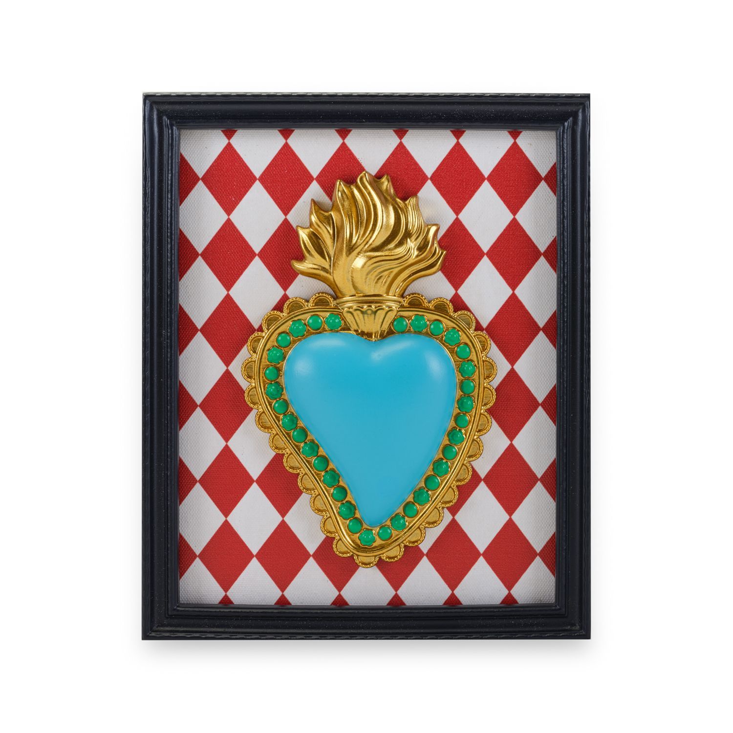 ​Cornice rettangolare con cuore sacro - Henriette