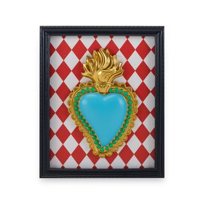 Cornice rettangolare con cuore sacro - Henriette Cornice rettangolare con cuore sacro - Henriette
