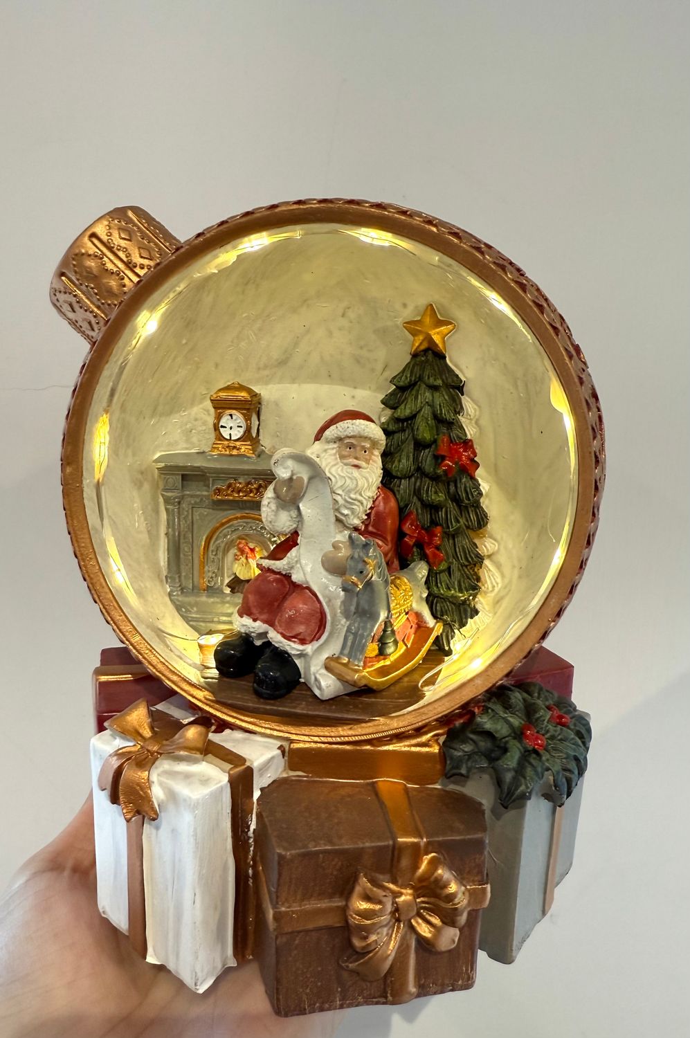 SFERA DI NATALE C/LUCE - Henriette