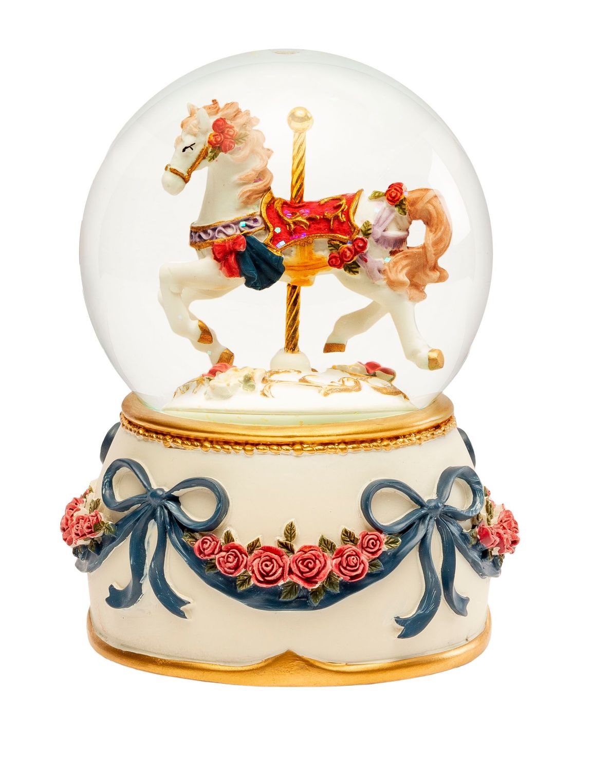 Carillon Palla di neve con cavallo - Lamart
