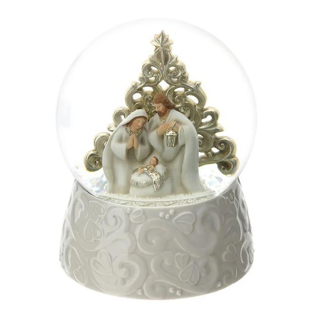 Palla Acqua con Neve e Base Porcellana H 20cm - Hervit