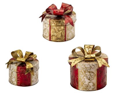 Set 3 Scatole regalo in metallo - Lamart Set 3 Scatole regalo in metallo - Lamart