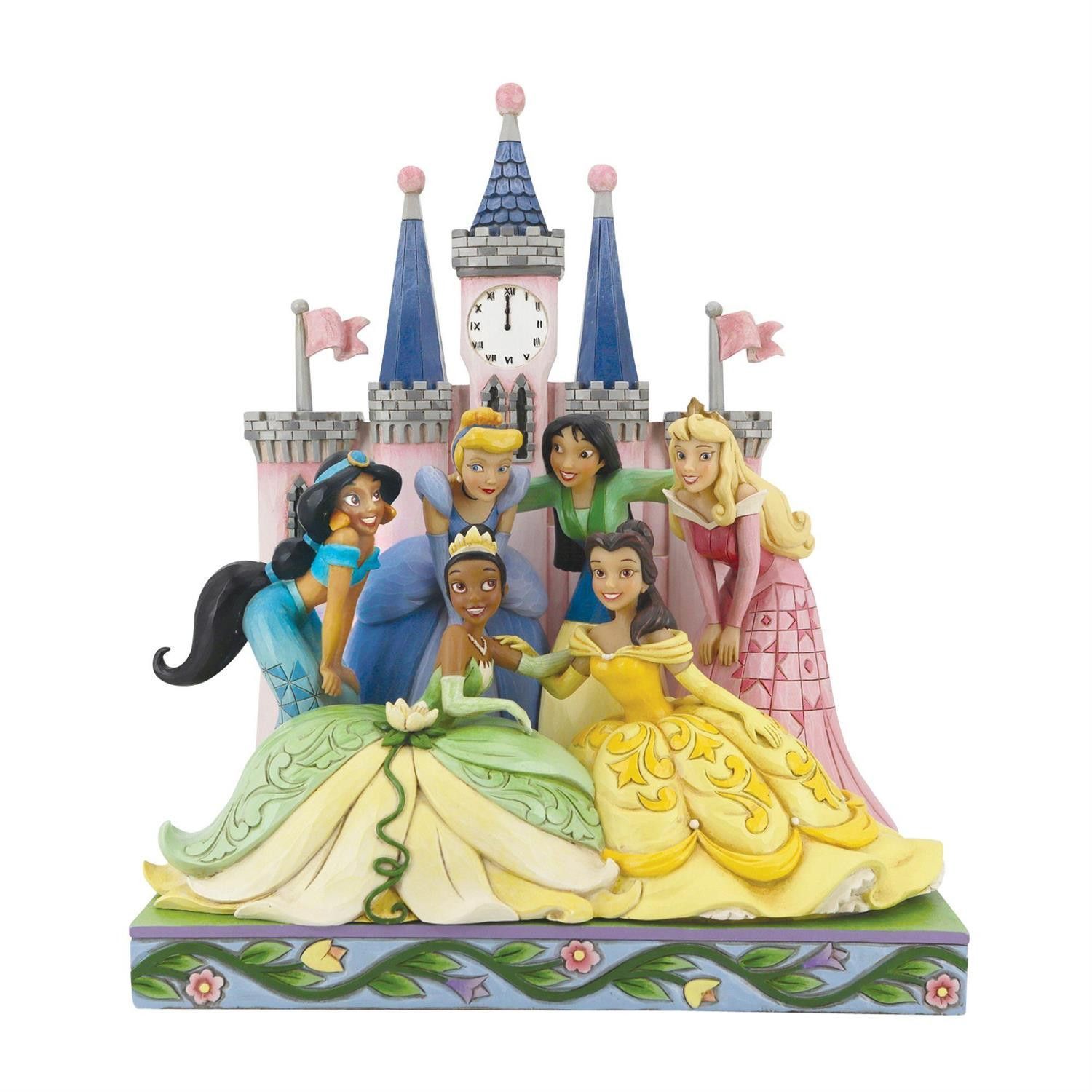 Principesse davanti al Castello "Disney Traditions" - Jim Shore