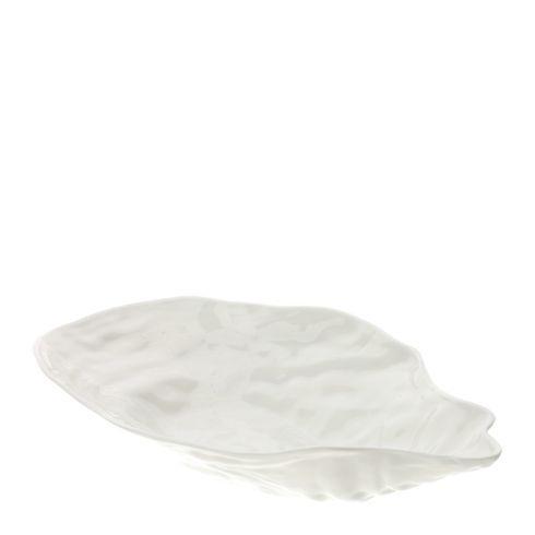 PORTAFRUTTA PORCELLANA OYSTER 43X26XH7,5CM - Hervit