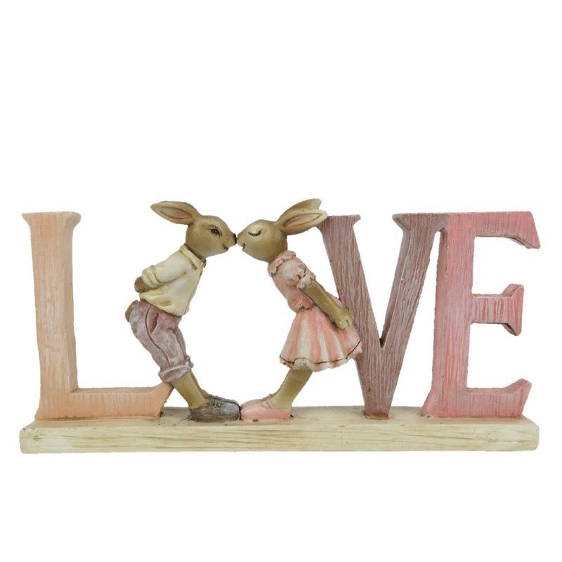 Scritta Love con conigli - Clayre & Eef