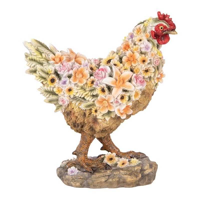 Gallina con fiori - Clayre & Eef