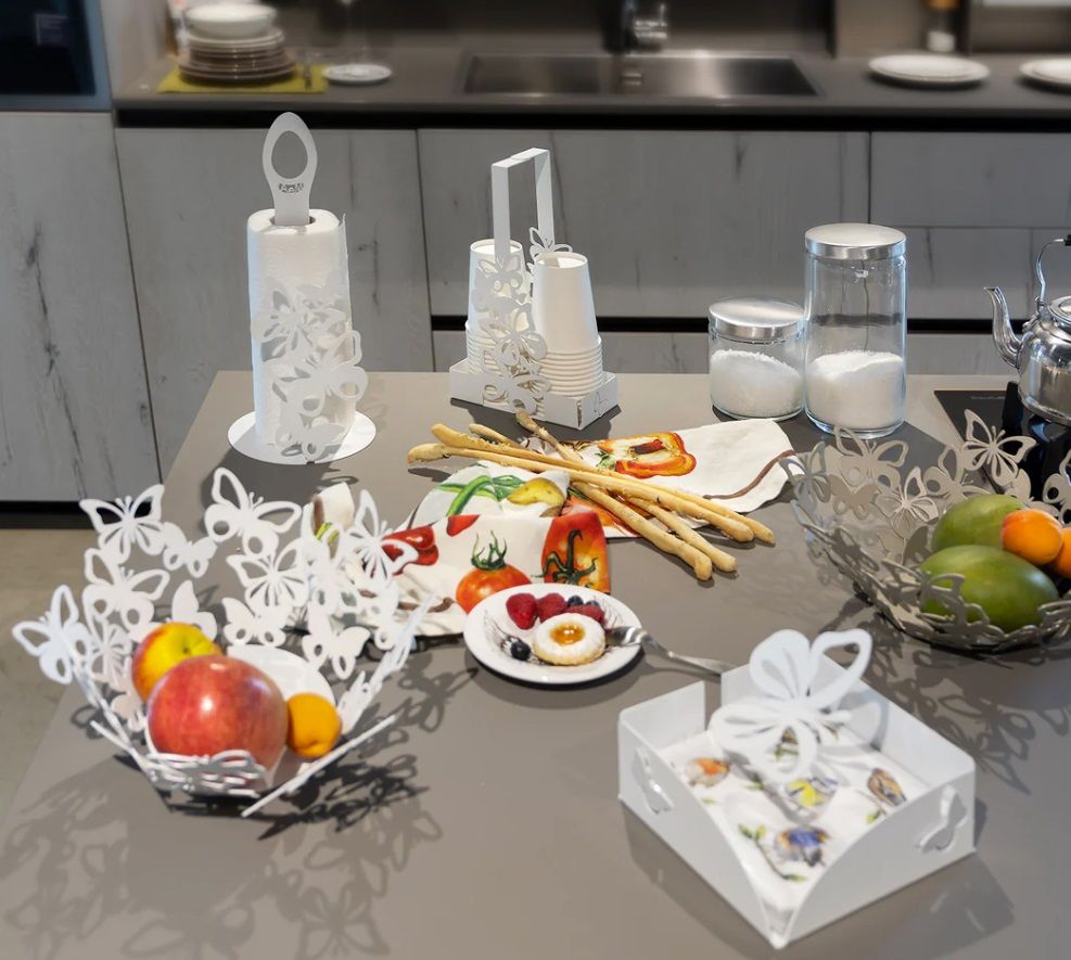 ​Porta rotoli Farfalloso SABBIA - Arti e Mestieri