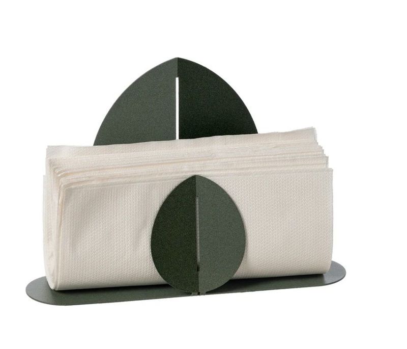 Porta tovaglioli Ficus verde - Arti e Mestieri