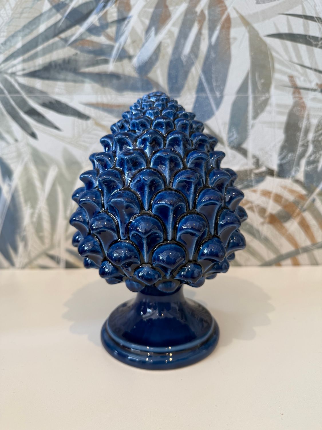 Pigna Blu H 20 - Ceramica Caltagirone