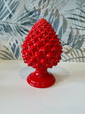​Pigna di Caltagirone Rossa H 25