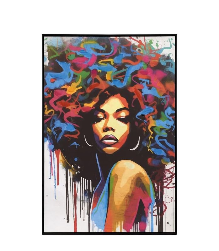 Quadro Donna con cornice - L'Oca Nera