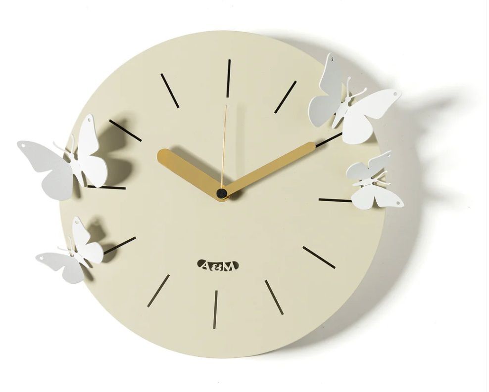 Orologio con farfalle Battito d'Ali Cerma - Arti e Mestieri