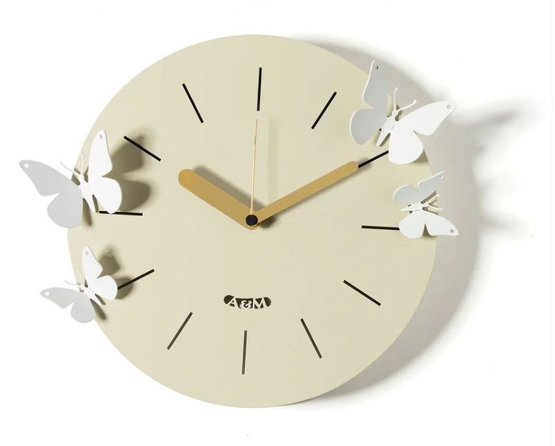 Orologio con farfalle Battito d'Ali Cerma - Arti e Mestieri
