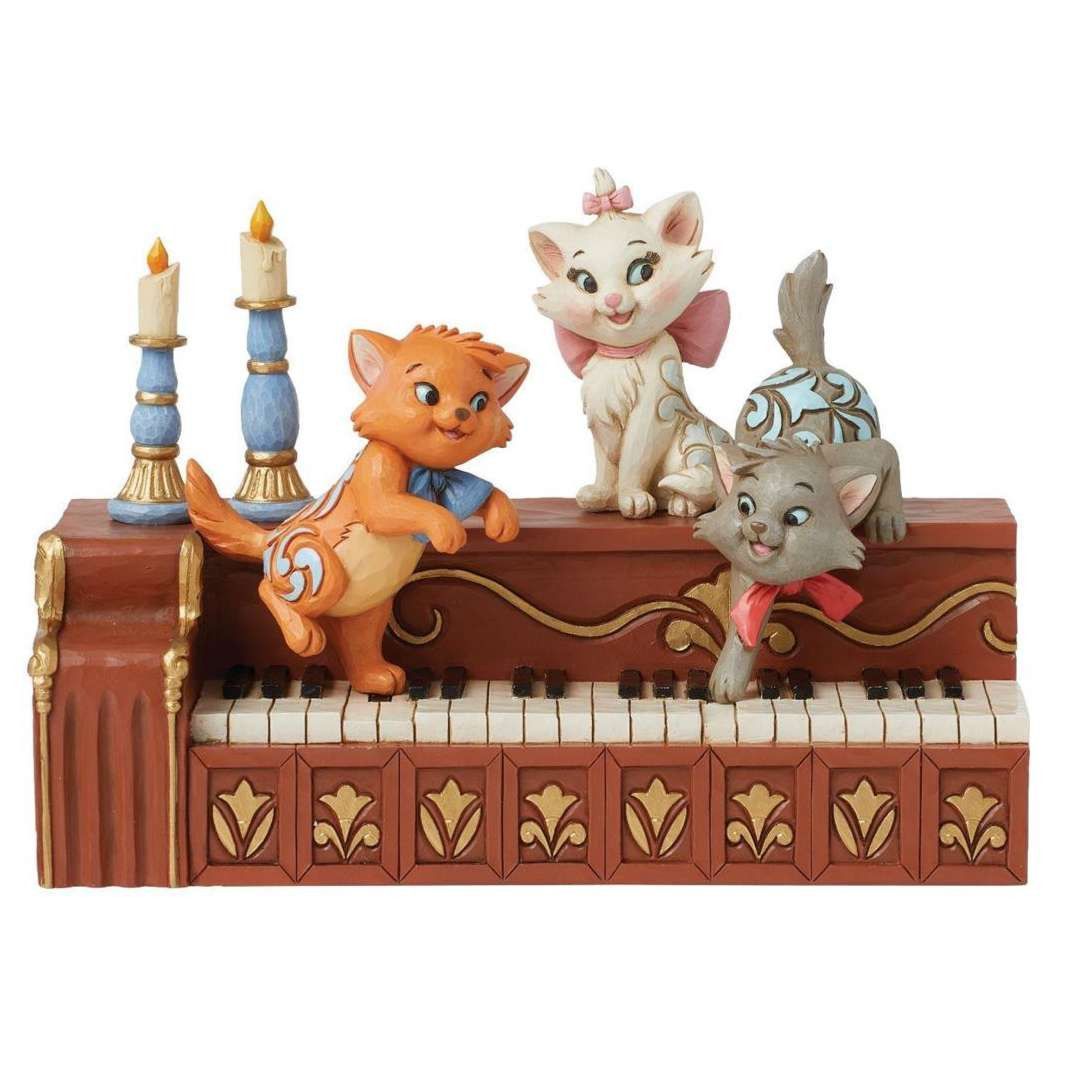 Aristogatti sul piano "Disney Traditions" - Jim Shore