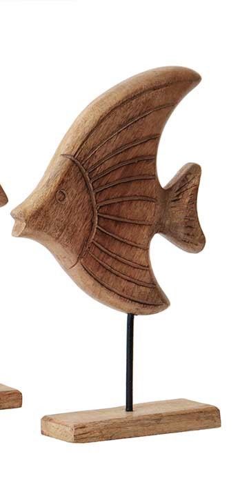 Pesce in legno con base h 25 - Innovaliving Pesce in legno con base h 25 - Innovaliving