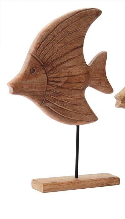Pesce in legno con base h 28 - Innovaliving Pesce in legno con base h 28 - Innovaliving