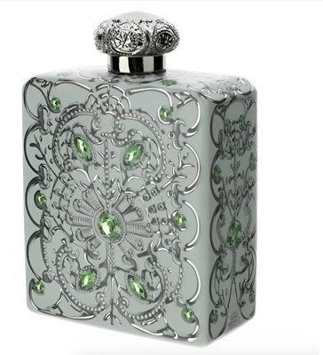 Bottiglia Porcellana Byzantium Verde 19X9X27Cm - Hervit Bottiglia Porcellana Byzantium Verde 19X9X27Cm - Hervit