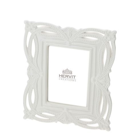 ​Cornice porcellana traforata bianca BETTY 17X20CM - Hervit