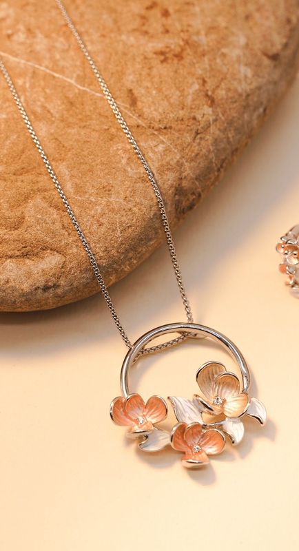 ​Collana Fiorellini Dolce Pesca - AlexArte