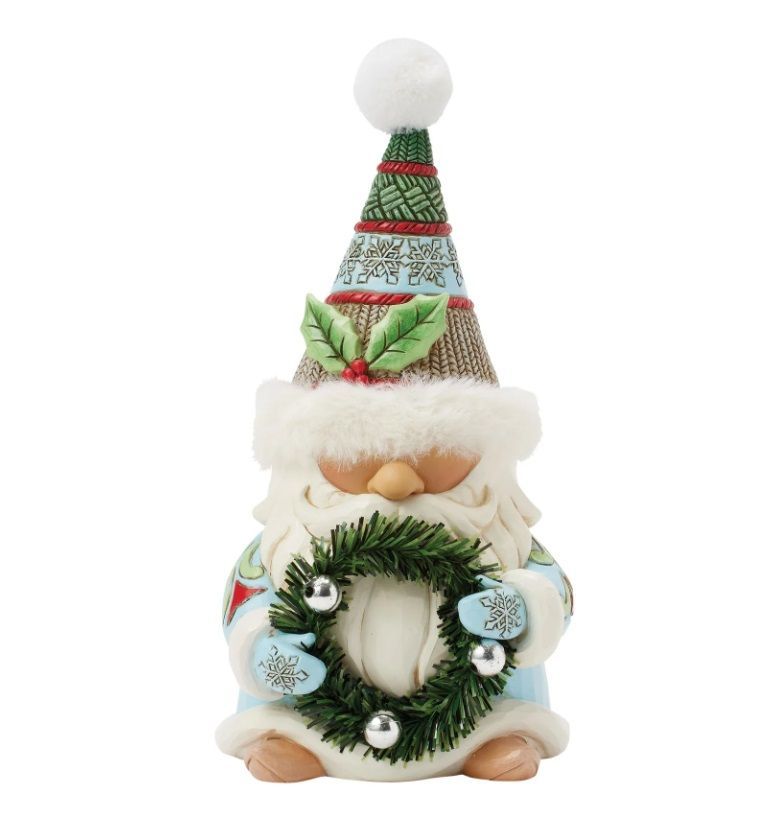 ​Babbo Natale con Ghirlanda - Jim Shore