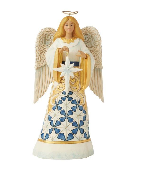 Angelo Blu e Oro - Jim Shore