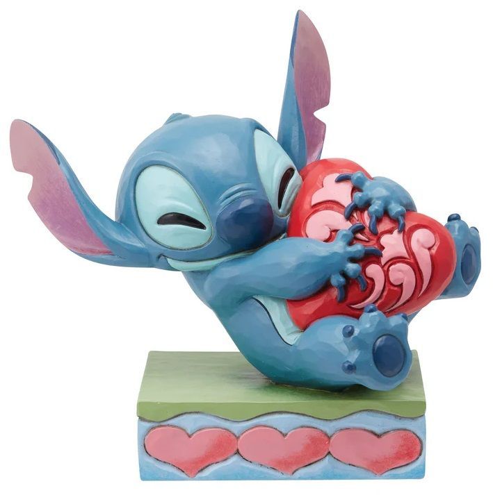 Stitch che abbraccia un cuore - Jim Shore