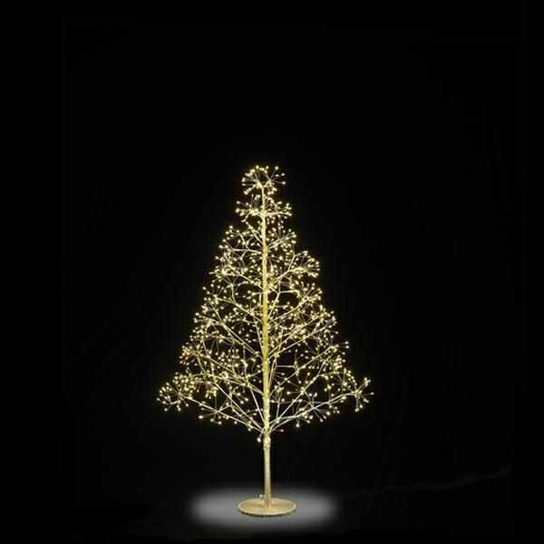 ALBERO DI NATALE GOLD FIOCCHI 1000 LED CM. H120 ALBERO DI NATALE GOLD FIOCCHI 1000 LED CM. H120