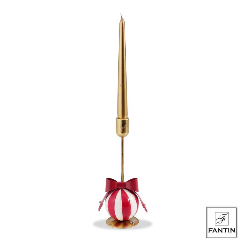 Portacandela Pallina di Natale h16,7 Portacandela Pallina di Natale h16,7