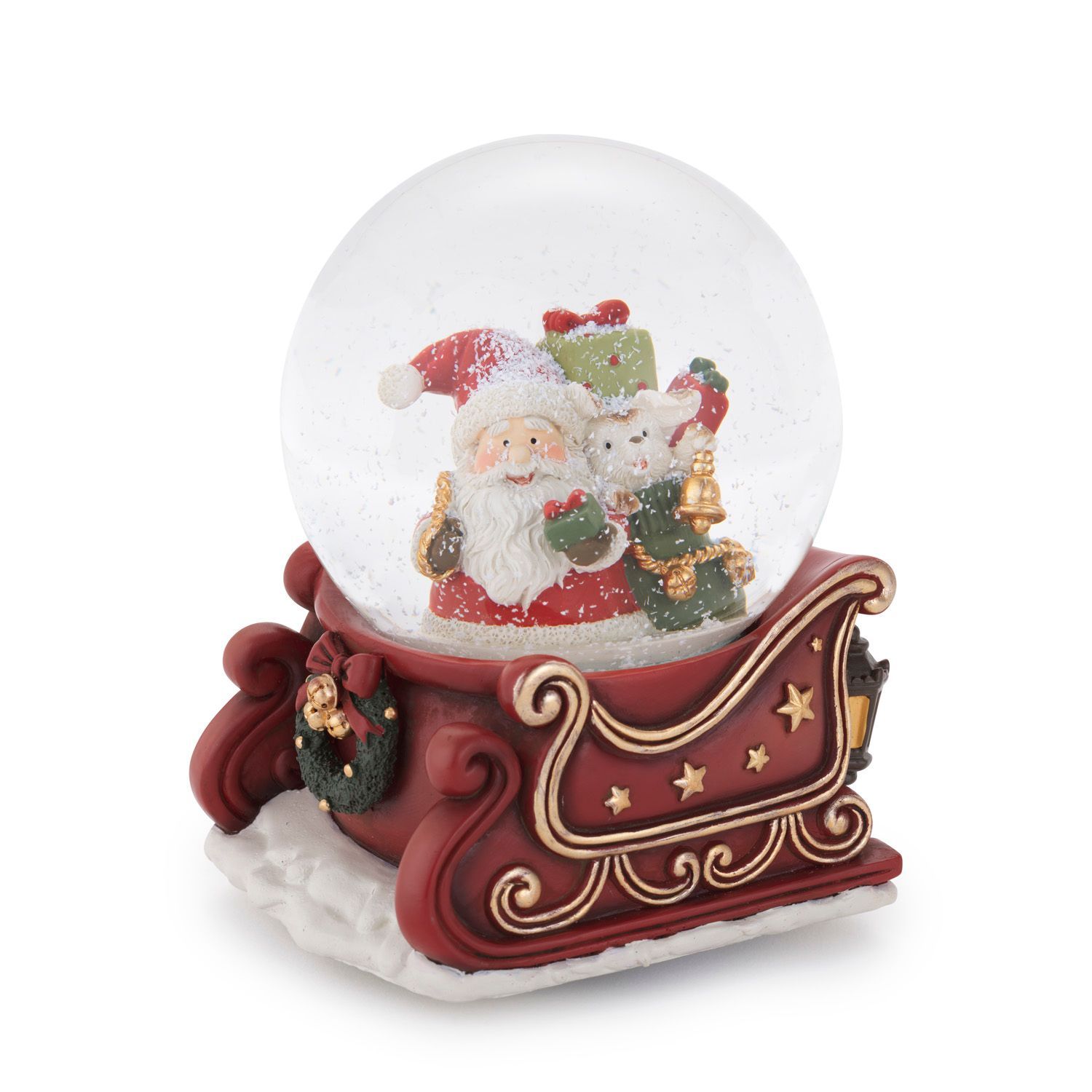 Carillon Bowl Slitta con babbo natale - Hhenriette