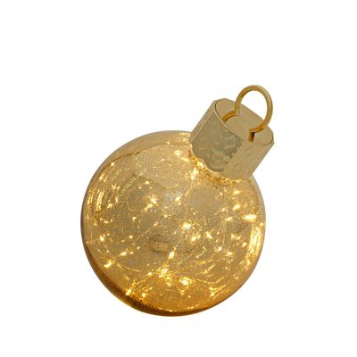 Sfera da appoggio in vetro con luci led 25 cm- Henriette Sfera da appoggio in vetro con luci led 25 cm- Henriette
