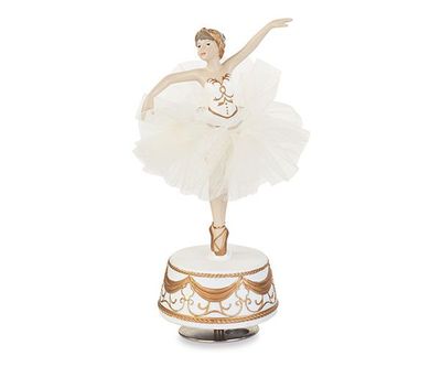 Carillon ballerina bianca e oro - Tono su Tono Carillon ballerina bianca e oro - Tono su Tono