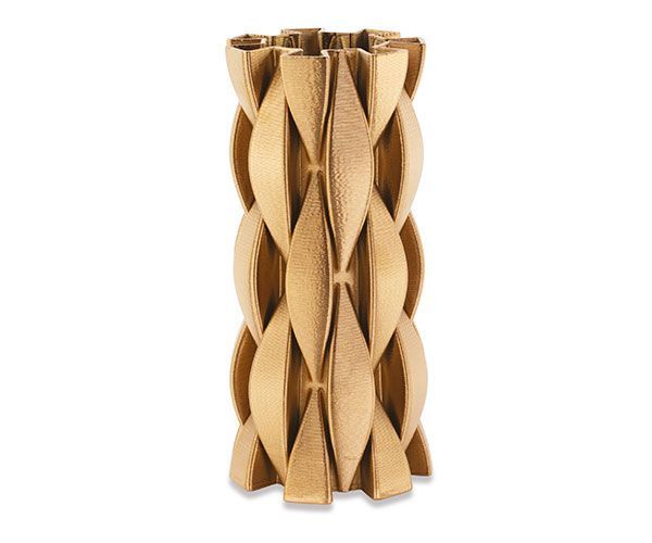 Vaso intreccio oro h 40 - Tono su Tono Vaso intreccio oro h 40 - Tono su Tono