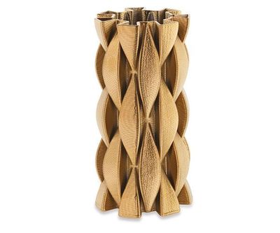 Vaso intreccio oro h 30 - Tono su Tono Vaso intreccio oro h 30 - Tono su Tono