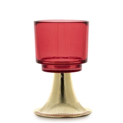 Portacandela Fuji Rosso H 18 - Fade Portacandela Fuji Rosso H 18 - Fade