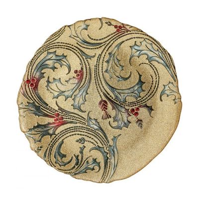 ​PIATTO PANETTONE CM.32 Holly - Fade