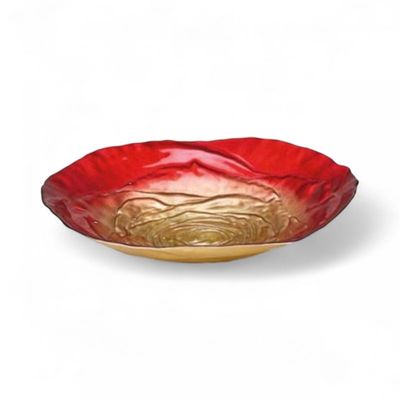 Centro tavola Gold Rose vetro diametro 30cm - Fade Centro tavola Gold Rose vetro diametro 30cm - Fade