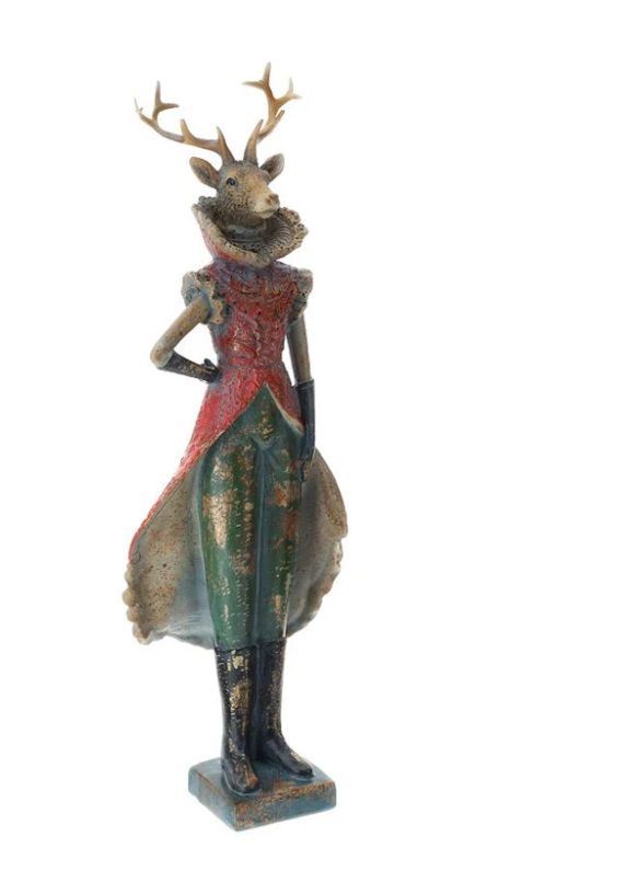 ​Cerva  Vestita Ancient Wood 43 Cm - Hervit