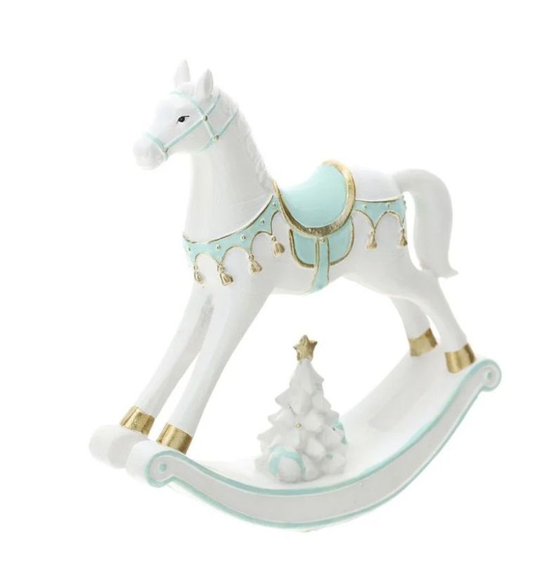 Cavallo A Dondolo Resina - Hervit