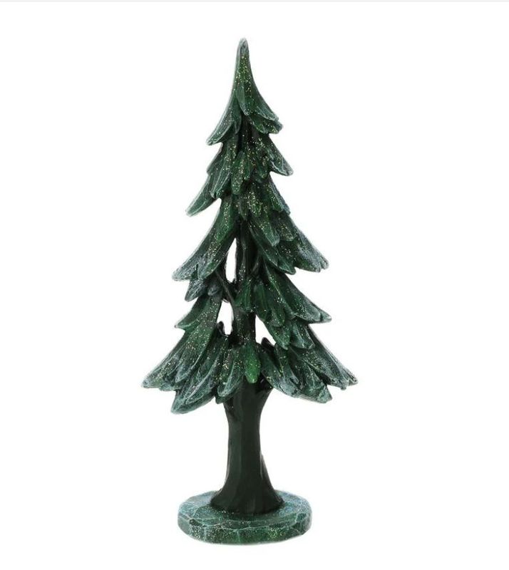 Albero Resina Verde Con Glitter - Hervit Albero Resina Verde Con Glitter - Hervit